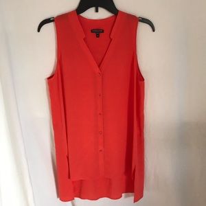 Eileen Fisher Orange Flowy Tank